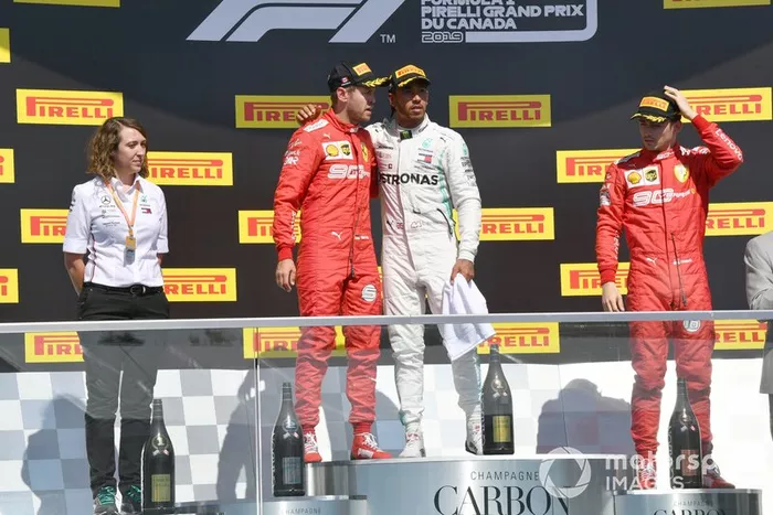 GP de Canadá - 2° Vetel y 3° Leclerc