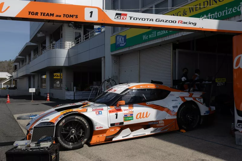 #トムスGRスープラで1位