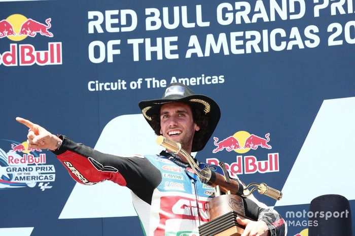 Podio: ganador Alex Rins, Team LCR Honda 