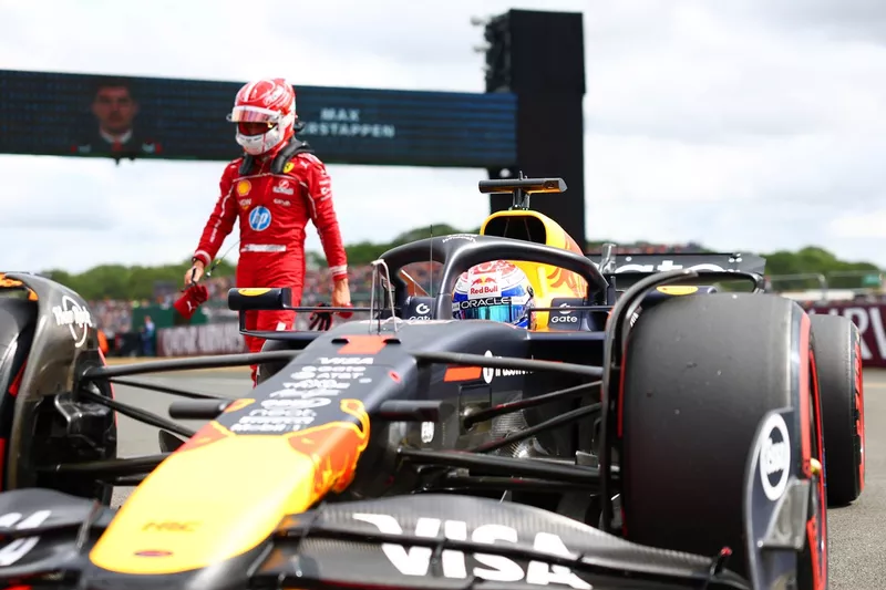 Charles Leclerc, Ferrari, Max Verstappen, Red Bull Racing