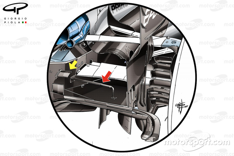 Mercedes W08 diffuser