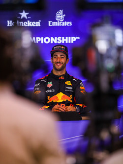 Daniel Ricciardo, Red Bull Racing lors de la conférence de presse