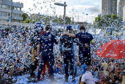 Podium: Sieger Sébastien Buemi, Renault e.Dams