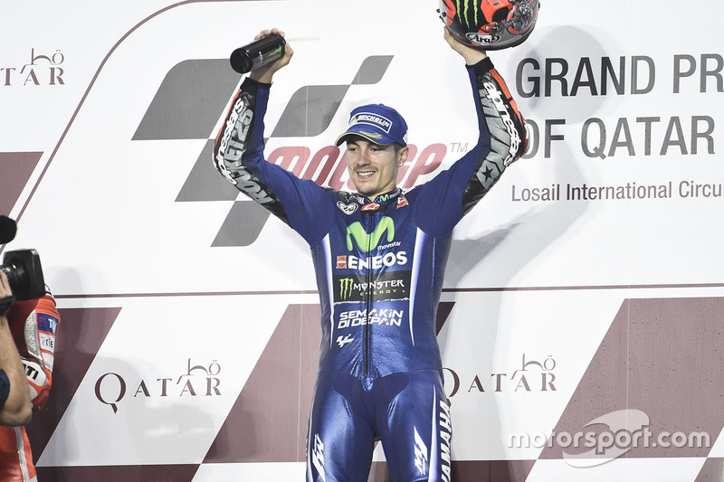 Подіум: переможець Маверік Віньялес, Yamaha Factory Racing