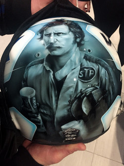 Helmet of Jeffrey Earnhardt, StarCom Racing Chevrolet