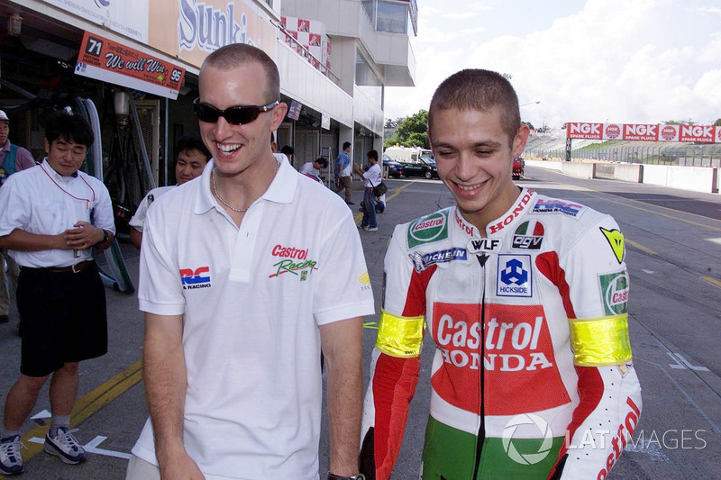 Colin Edwards et Valentino Rossi, Honda Racing