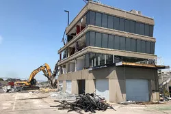 Paddock demolition
