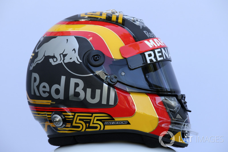 Carlos Sainz Jr., Renault Sport F1 Team helmet