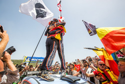 Ganadores Thierry Neuville, Nicolas Gilsoul, Hyundai Motorsport Hyundai i20 Coupe WRC
