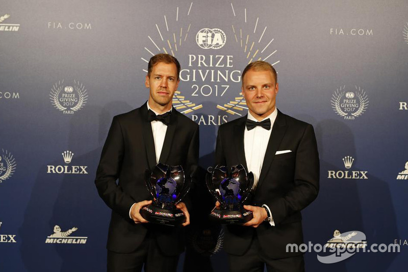 Sebastian Vettel and Valterri Bottas