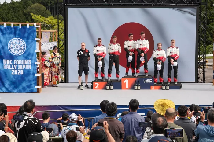 Elfyn Evans, Scott Martin, Toyota Gazoo Racing WRT Toyota GR Yaris Rally1, Sebastien Ogier, Vincent Landais, Toyota Gazoo Racing WRT Toyota GR Yaris Rally1, Sami Pajari, Marko Salminen, Toyota Gazoo Racing WRT2 Toyota GR Yaris Rally1