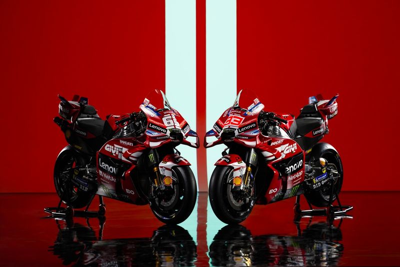 La Ducati GP26 de Marc Márquez et Pecco Bagnaia