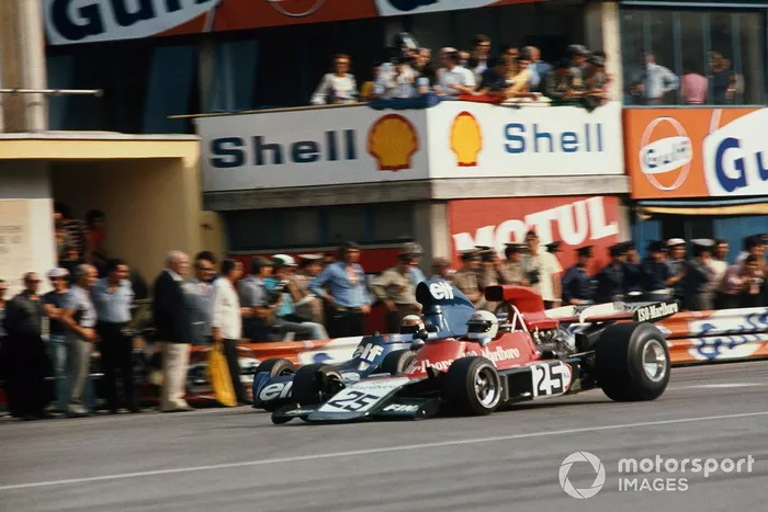 Howden Ganley, Williams IR03-Ford, Jackie Stewart, Tyrrell 006-Ford