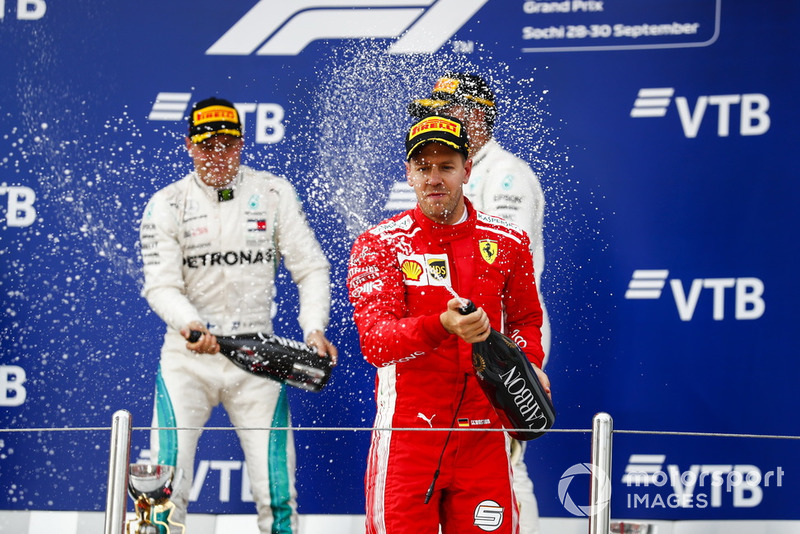 Валттері Боттас, Льюіс Хемілтон, Mercedes AMG F1, Себастьян Феттель, Ferrari
