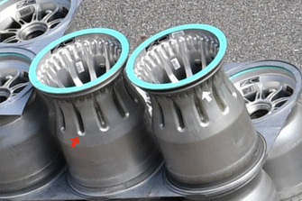 Mercedes F1 AMG çıplak jant