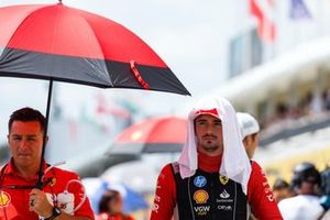 Charles Leclerc, Scuderia Ferrari, en parrilla