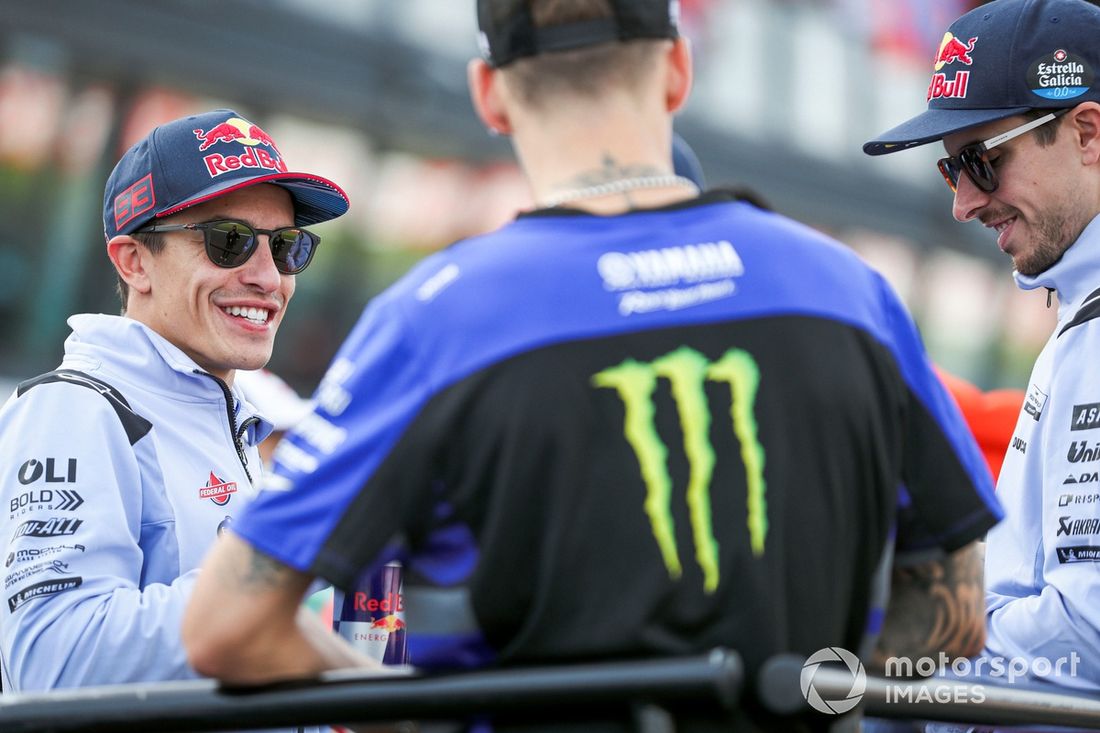 Fabio Quartararo, Yamaha Factory Racing, Marc Márquez, Gresini Racing, Alex Márquez, Gresini Racing