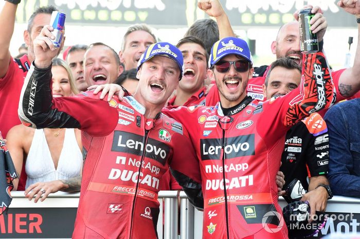 Francesco Bagnaia, Equipo Ducati, Jack Miller, Equipo Ducati