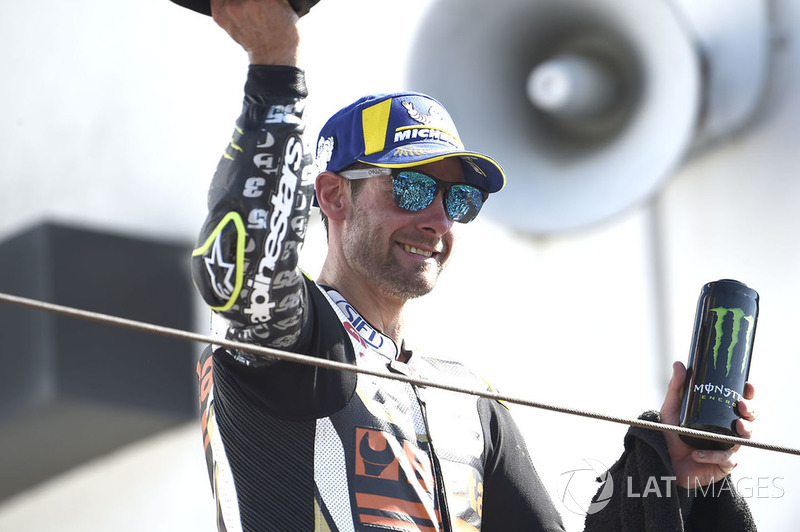Podio: il terzo classificato Cal Crutchlow, Team LCR Honda