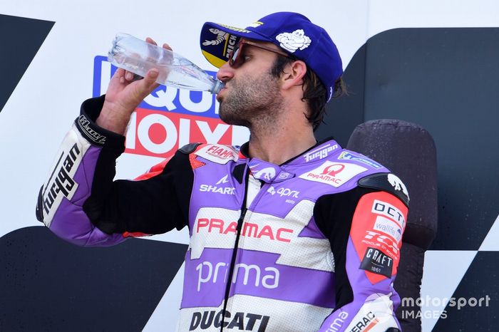 Podio: segundo lugar Johann Zarco, Pramac Racing