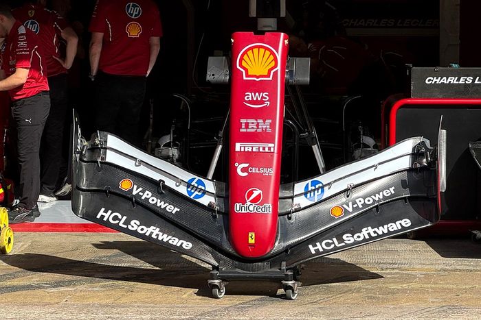 Ferrari SF-25, front wing