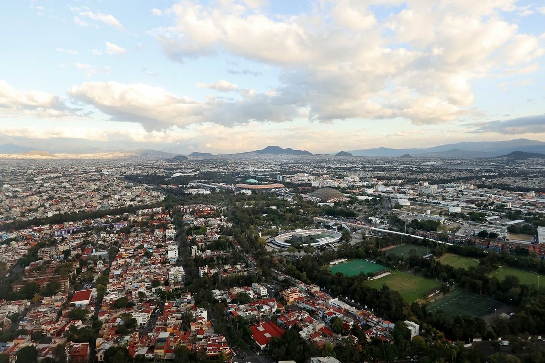 A general view of Mexico City