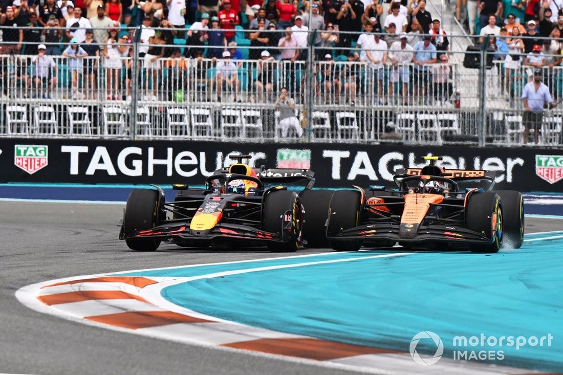 Lando Norris, McLaren, Max Verstappen, Red Bull Racing