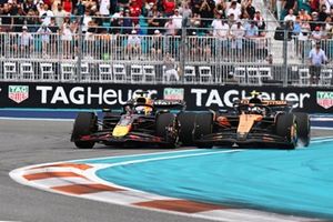 Lando Norris, McLaren, Max Verstappen, Red Bull Racing
