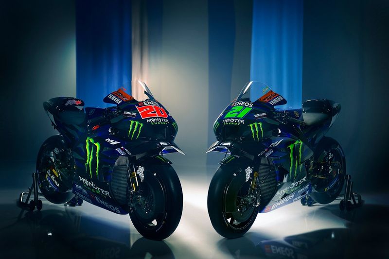 Fabio Quartararo, Yamaha Factory Racing, Franco Morbidelli, Yamaha Factory Racing, detalles de la moto