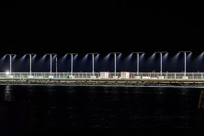 Ambiente en la noche del circuito de Yeda
