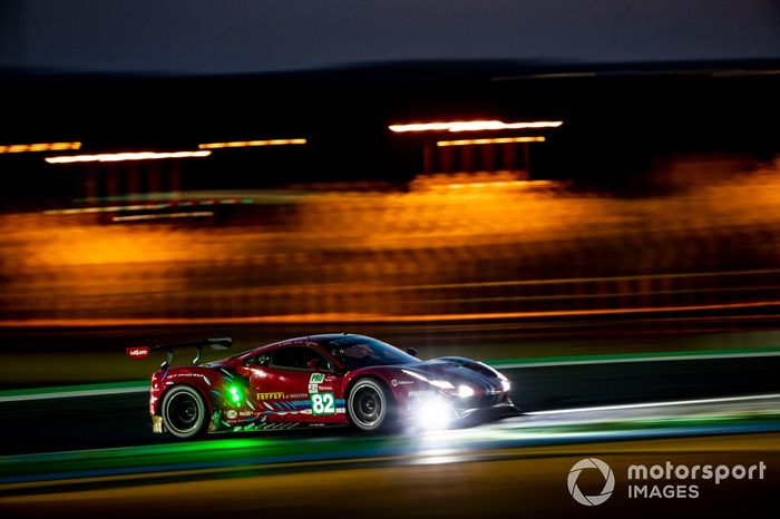 #82 Risi Competizione Ferrari 488 GTE Evo: Olivier Pla, Sébastien Bourdais, Jules Gounon