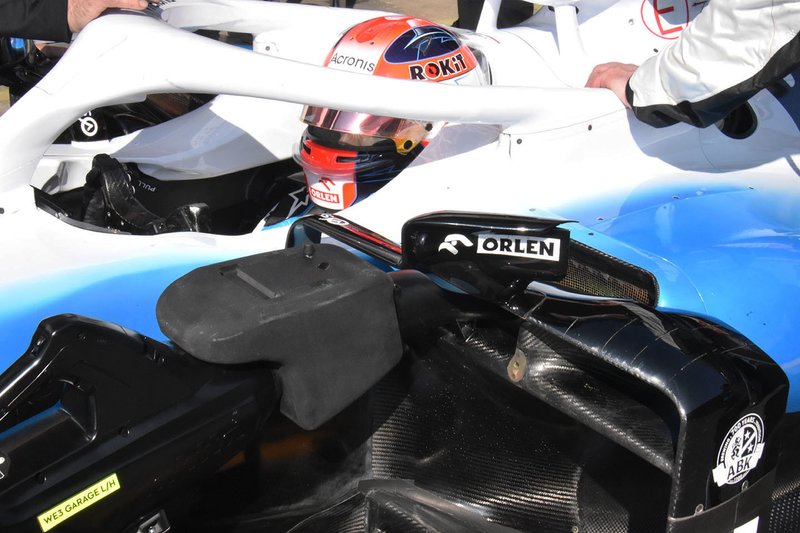 robert Kubica, Williams FW42 sidepods detail