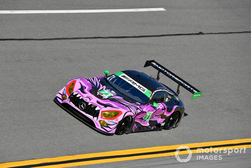 #71 P1 Motorsports Mercedes-AMG GT3, GTD: Maximilian Buhk, Fabian Schiller, Dominik Baumann, JC Perez