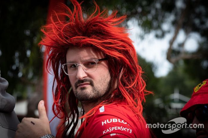 Un fan de Ferrari