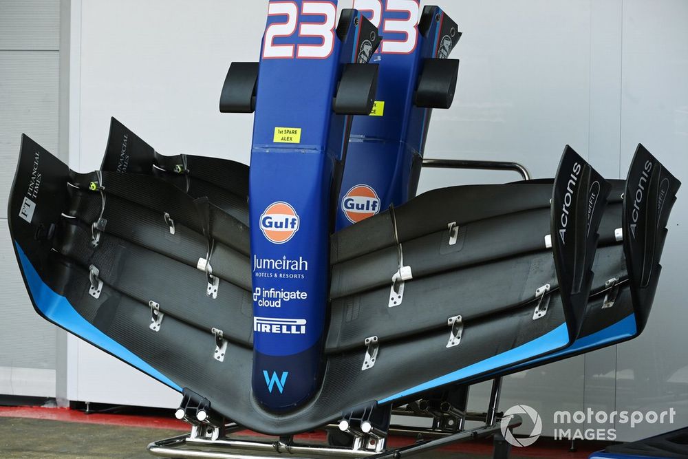 Alerones delanteros del Williams FW45