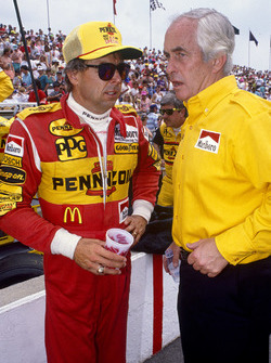 Rick Mears with Roger Penske