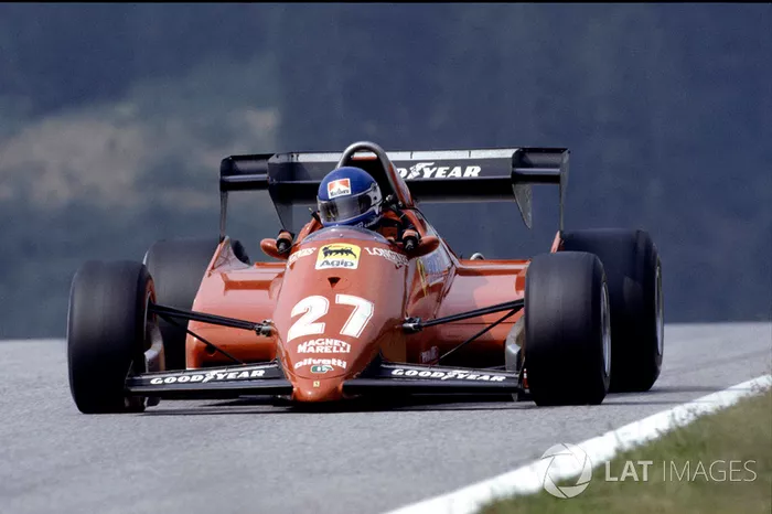 20º Patrick Tambay, Ferrari 126C3, Kyalami 1983. Tiempo: 1:06.554