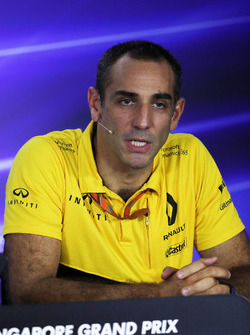 Cyril Abiteboul, director de Renault Sport F1en la Conferencia de prensa
