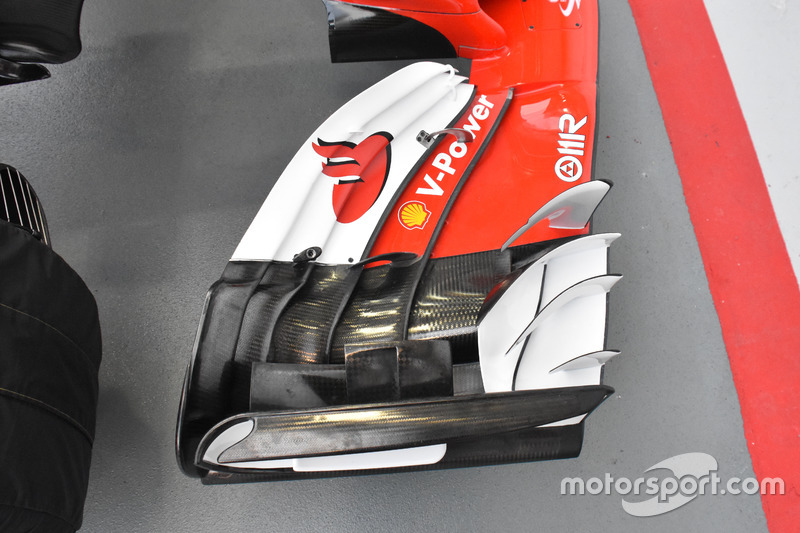 Ferrari SF70H: Frontflügel
