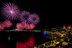 Des feux d'artifice