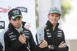 Sergio Pérez, Sahara Force India y Nico Hulkenberg, Sahara Force India