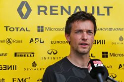 Jolyon Palmer, Renault Sport F1 Team with the media