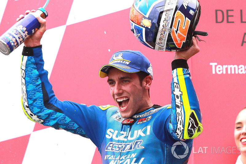 Third place Alex Rins, Team Suzuki MotoGP