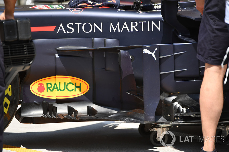 Un déflecteur de la Red Bull Racing RB14
