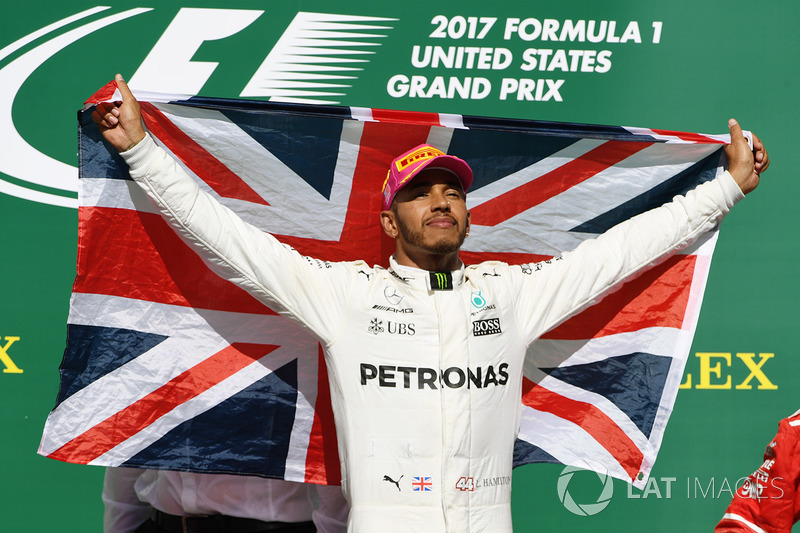 Ganador, Lewis Hamilton, Mercedes AMG F1 celebra