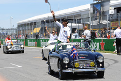 Lewis Hamilton, Mercedes-AMG F1 on the drivers parade