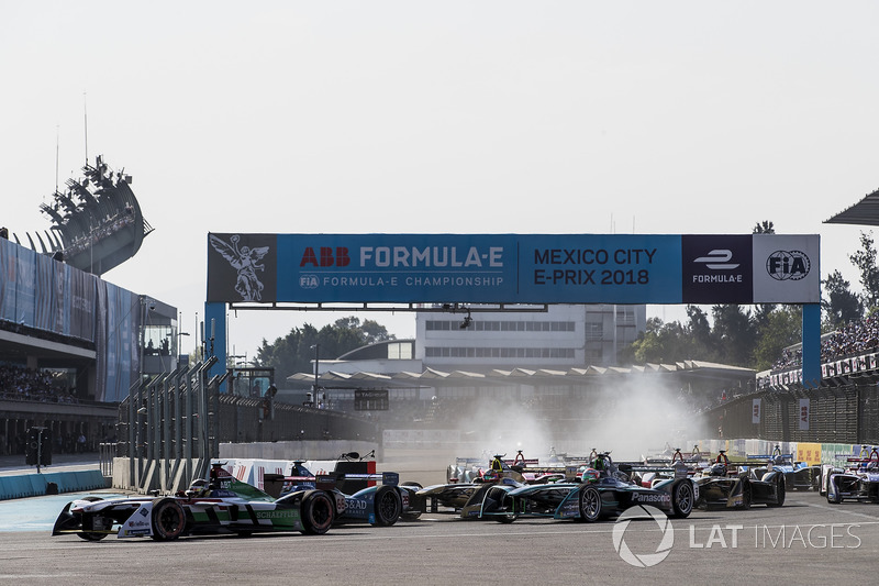 Daniel Abt, Audi Sport ABT Schaeffler, at the start of the race