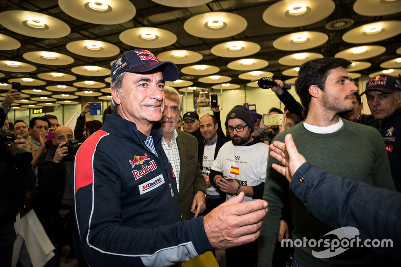 Carlos Sainz, Peugeot Sport with son Carlos Sainz Jr.