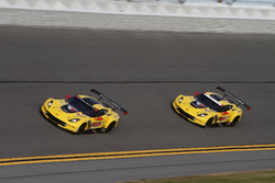 #4 Corvette Racing Chevrolet Corvette C7.R: Oliver Gavin, Tommy Milner, Marcel Fässler, #3 Corvette Racing Chevrolet Corvette C7.R: Antonio Garcia, Jan Magnussen, Mike Rockenfeller