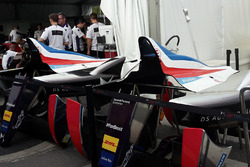 DS Virgin Racing car of Jean-Eric Vergne with new French flag back cover